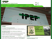 Tablet Screenshot of ipef.br
